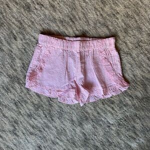 NWT J.Crew Crewcuts Girls Seersucker Ruffle Cotton Short 10